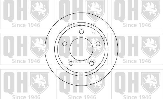 Quinton Hazell BDC4874 - Тормозной диск unicars.by