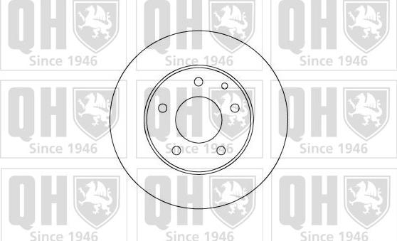 Quinton Hazell BDC4875 - Тормозной диск unicars.by