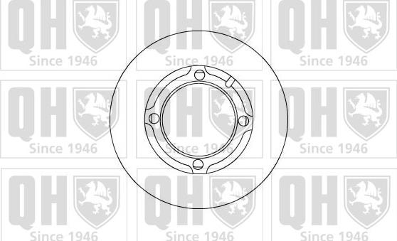 Quinton Hazell BDC5046 - Тормозной диск unicars.by