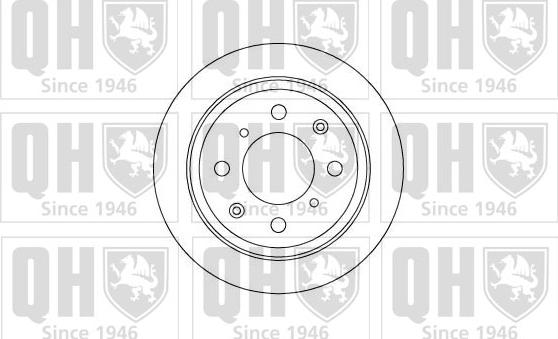 Quinton Hazell BDC5047 - Тормозной диск unicars.by