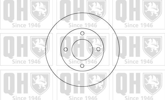 Quinton Hazell BDC5004 - Тормозной диск unicars.by