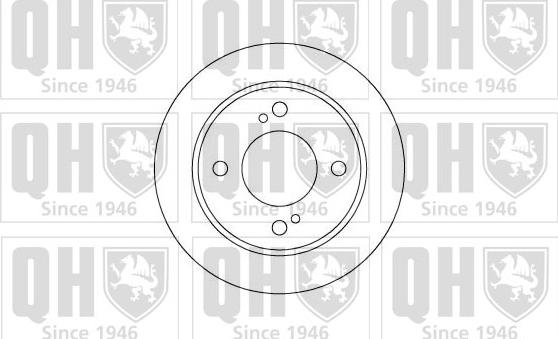 Quinton Hazell BDC3540 - Тормозной диск unicars.by