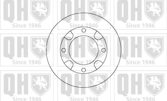 Quinton Hazell BDC3144 - Тормозной диск unicars.by