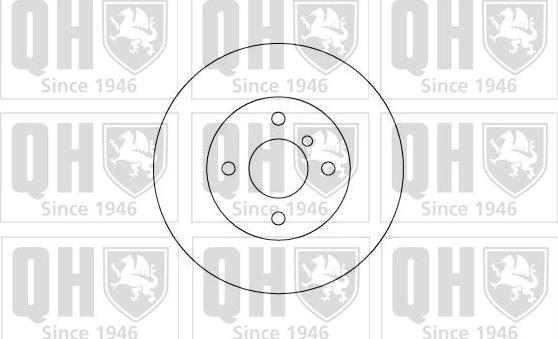 Quinton Hazell BDC3126 - Тормозной диск unicars.by