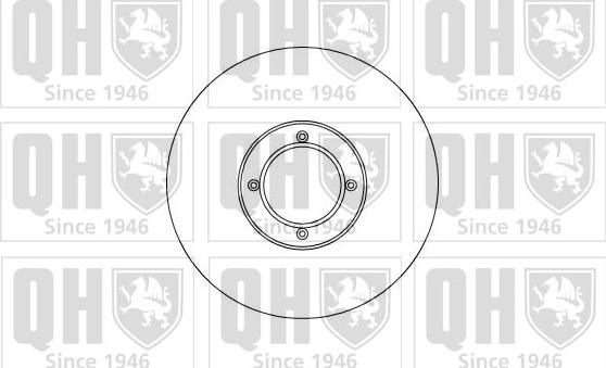 Quinton Hazell BDC3709 - Тормозной диск unicars.by