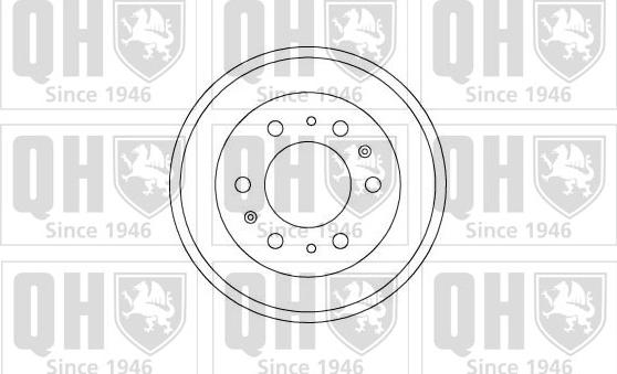 Quinton Hazell BDR456 - Тормозной барабан unicars.by