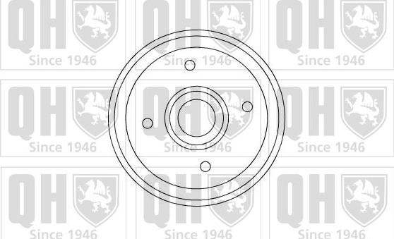 Quinton Hazell BDR359 - Тормозной барабан unicars.by