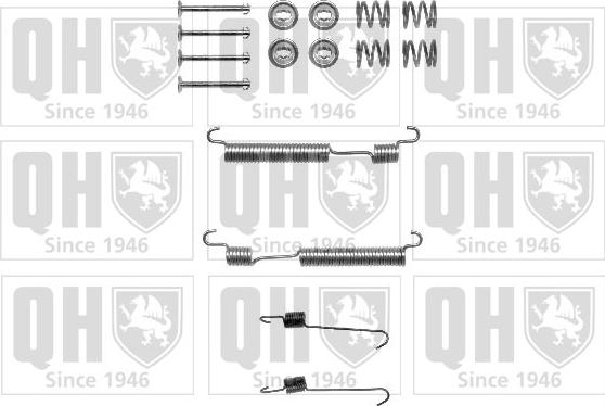 Quinton Hazell BFK457 - Комплектующие, барабанный тормозной механизм unicars.by