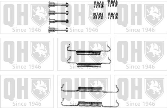 Quinton Hazell BFK433 - Комплектующие, стояночная тормозная система unicars.by