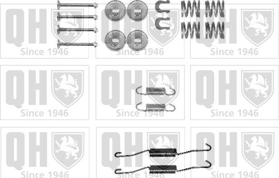 Quinton Hazell BFK425 - Комплектующие, барабанный тормозной механизм unicars.by