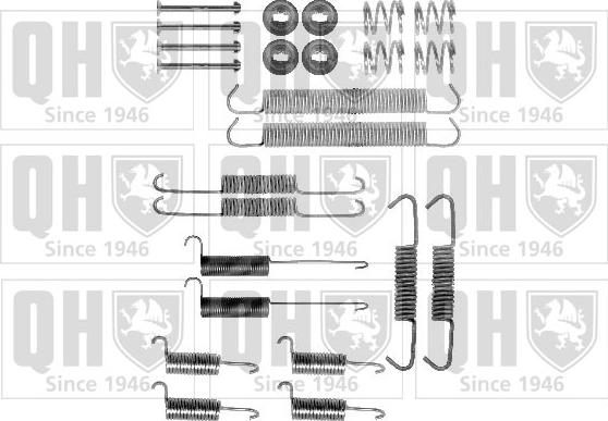 Quinton Hazell BFK358 - Комплектующие, барабанный тормозной механизм unicars.by