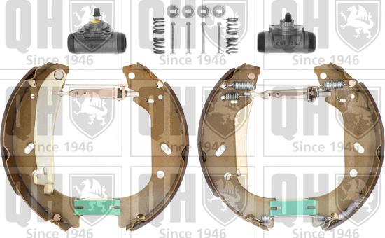 Quinton Hazell BS958K1 - Комплект тормозных колодок, барабанные unicars.by