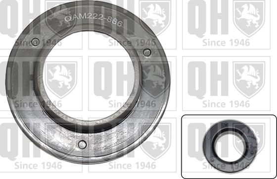 Quinton Hazell QAM222 - Подшипник качения, опора стойки амортизатора unicars.by