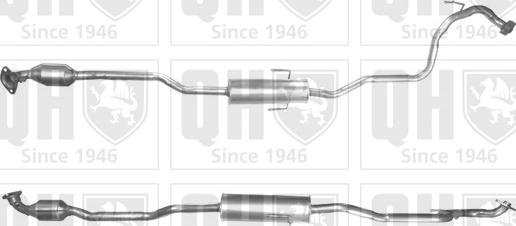 Quinton Hazell QCAT92279H - Катализатор unicars.by