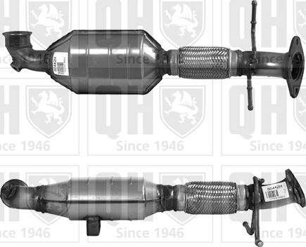 Quinton Hazell QCAT80442H - Катализатор unicars.by