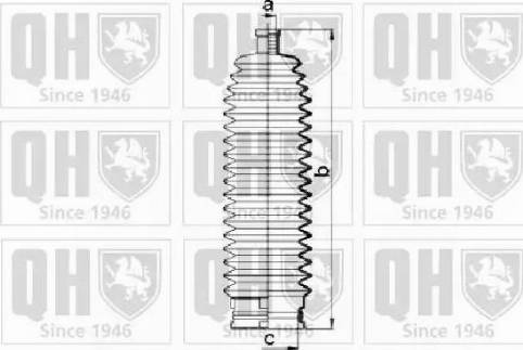 Quinton Hazell QG1440 - Комплект пыльника, рулевое управление unicars.by