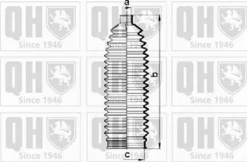 Quinton Hazell QG1443 - Комплект пыльника, рулевое управление unicars.by