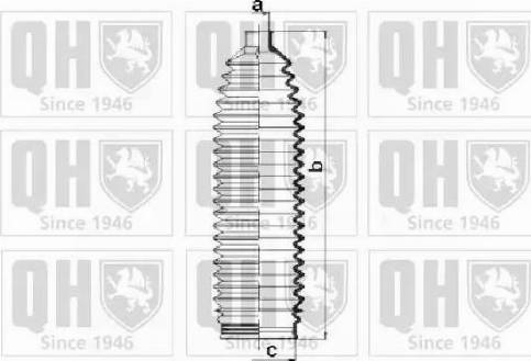 Quinton Hazell QG1488 - Комплект пыльника, рулевое управление unicars.by