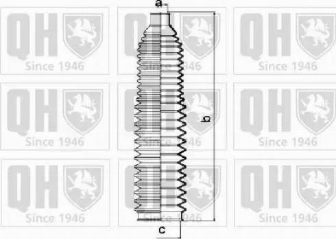 Quinton Hazell QG1422 - Комплект пыльника, рулевое управление unicars.by