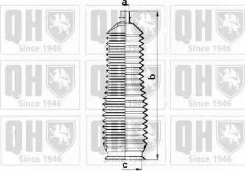 Quinton Hazell QG1479 - Комплект пыльника, рулевое управление unicars.by