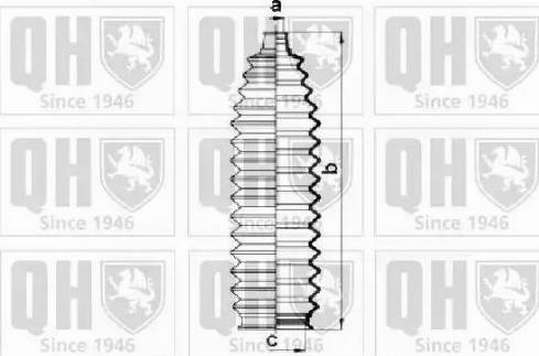 Quinton Hazell QG1475 - Комплект пыльника, рулевое управление unicars.by