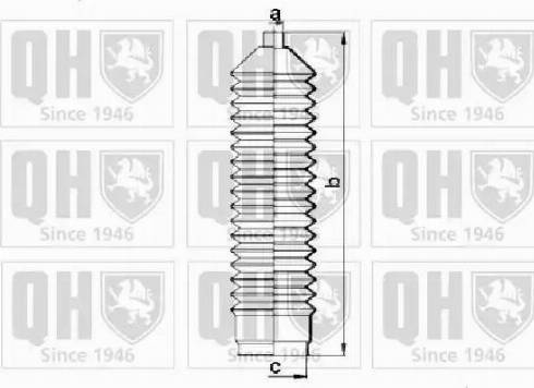 Quinton Hazell QG1179 - Комплект пыльника, рулевое управление unicars.by