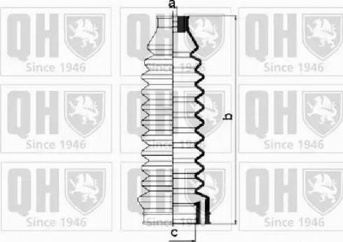 Quinton Hazell QG1336 - Пыльник, рулевое управление unicars.by