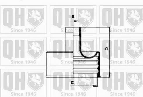 Quinton Hazell QJB147 - Пыльник, приводной вал unicars.by