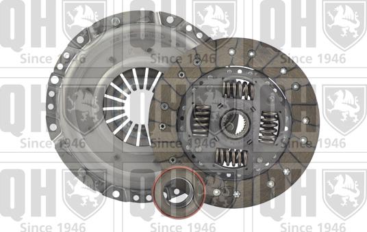 Quinton Hazell QKT1299AF - Комплект сцепления unicars.by