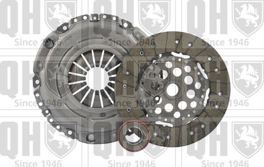 Quinton Hazell QKT2341AF - Комплект сцепления unicars.by