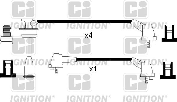 Quinton Hazell XC955 - Комплект проводов зажигания unicars.by