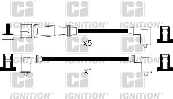 Quinton Hazell XC939 - Комплект проводов зажигания unicars.by