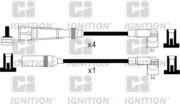 Quinton Hazell XC979 - Комплект проводов зажигания unicars.by