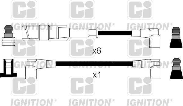 Quinton Hazell XC462 - Комплект проводов зажигания unicars.by