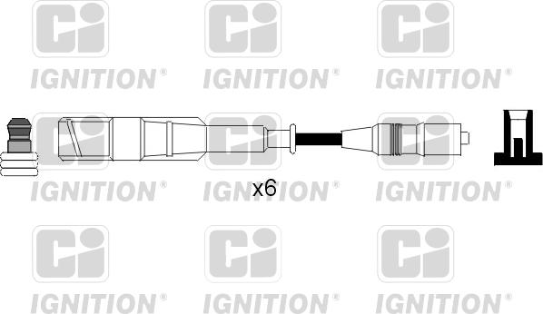 Quinton Hazell XC528 - Комплект проводов зажигания unicars.by