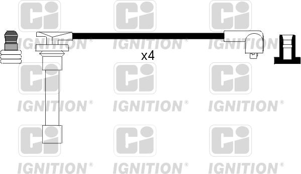 Quinton Hazell XC665 - Комплект проводов зажигания unicars.by