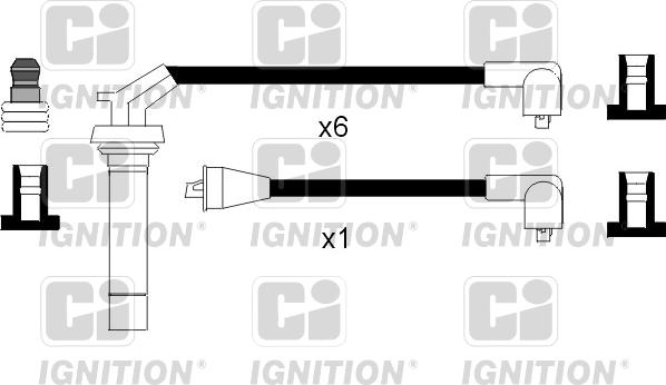 Quinton Hazell XC169 - Комплект проводов зажигания unicars.by