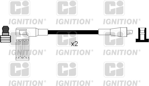 Quinton Hazell XC1010 - Комплект проводов зажигания unicars.by