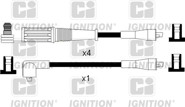 Quinton Hazell XC1086 - Комплект проводов зажигания unicars.by