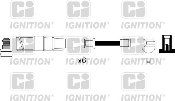 Quinton Hazell XC1088 - Комплект проводов зажигания unicars.by