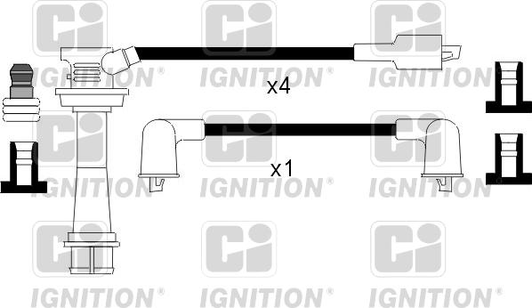 Quinton Hazell XC1083 - Комплект проводов зажигания unicars.by