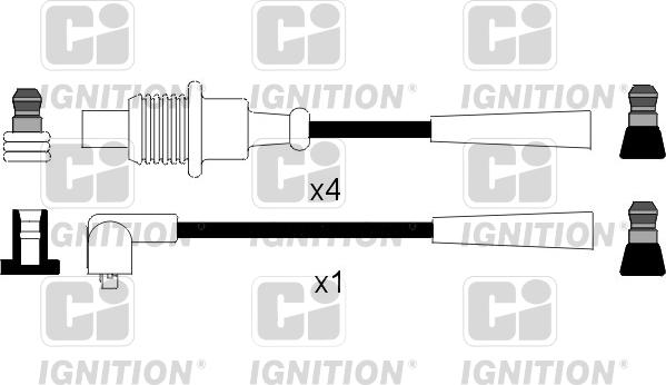 Quinton Hazell XC1032 - Комплект проводов зажигания unicars.by