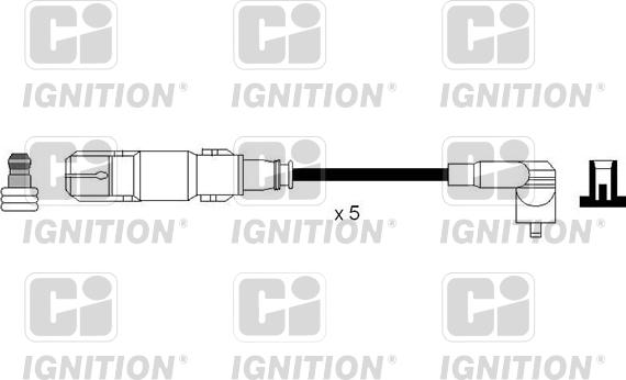 Quinton Hazell XC1195 - Комплект проводов зажигания unicars.by