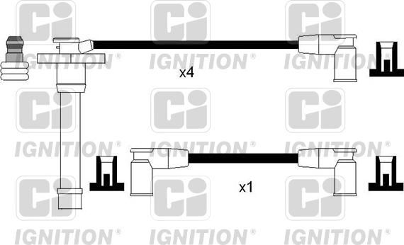 Quinton Hazell XC1146 - Комплект проводов зажигания unicars.by