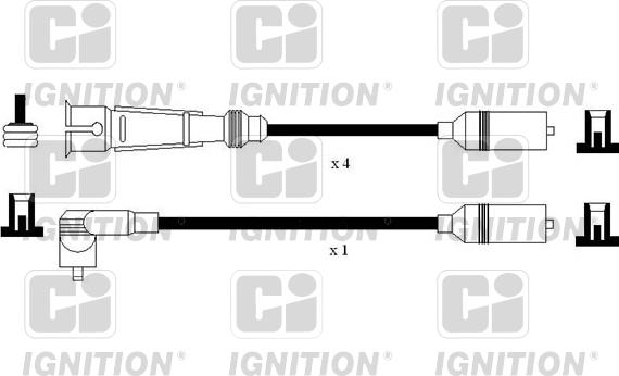 Quinton Hazell XC1142 - Комплект проводов зажигания unicars.by