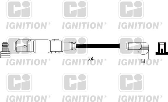 Quinton Hazell XC1118 - Комплект проводов зажигания unicars.by