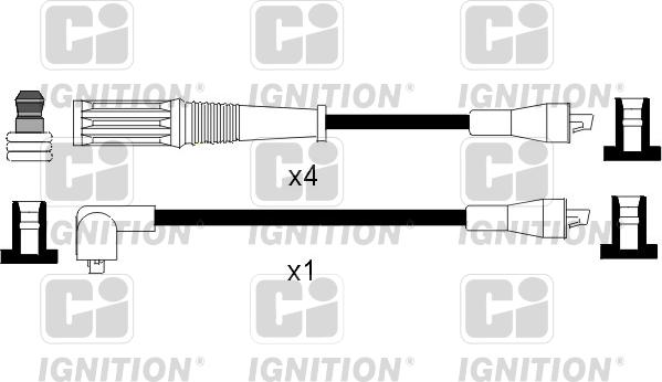 Quinton Hazell XC1112 - Комплект проводов зажигания unicars.by