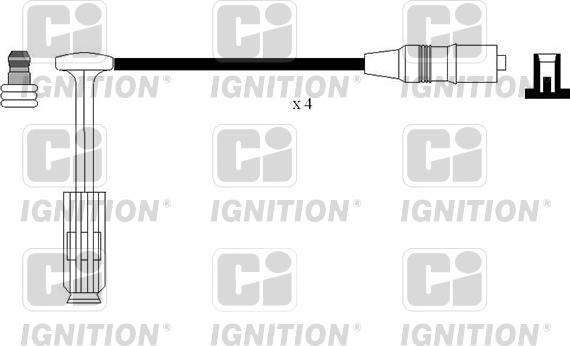 Quinton Hazell XC1136 - Комплект проводов зажигания unicars.by