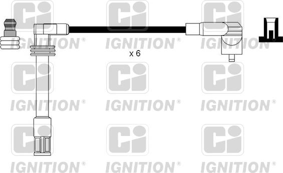 Quinton Hazell XC1122 - Комплект проводов зажигания unicars.by