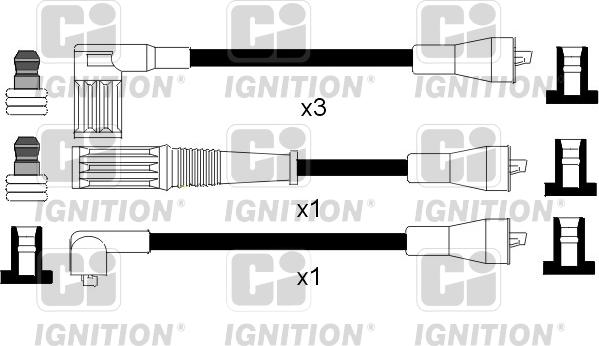 Quinton Hazell XC181 - Комплект проводов зажигания unicars.by